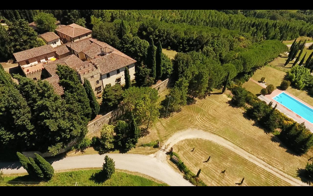 Castello Di Fezzana Lägenhet Montespertoli Exteriör bild